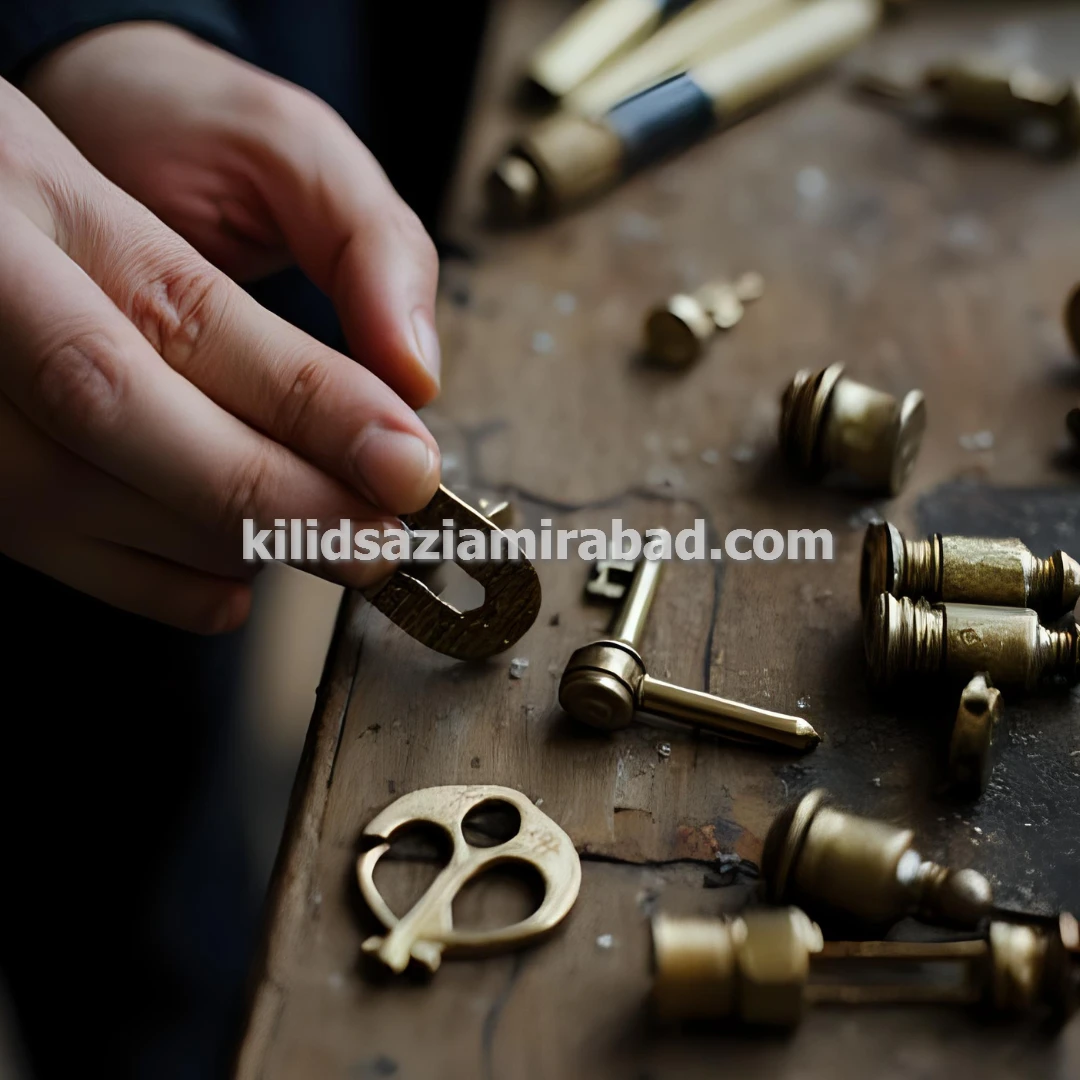 کلیدسازی و نصب سریع قفل در محل